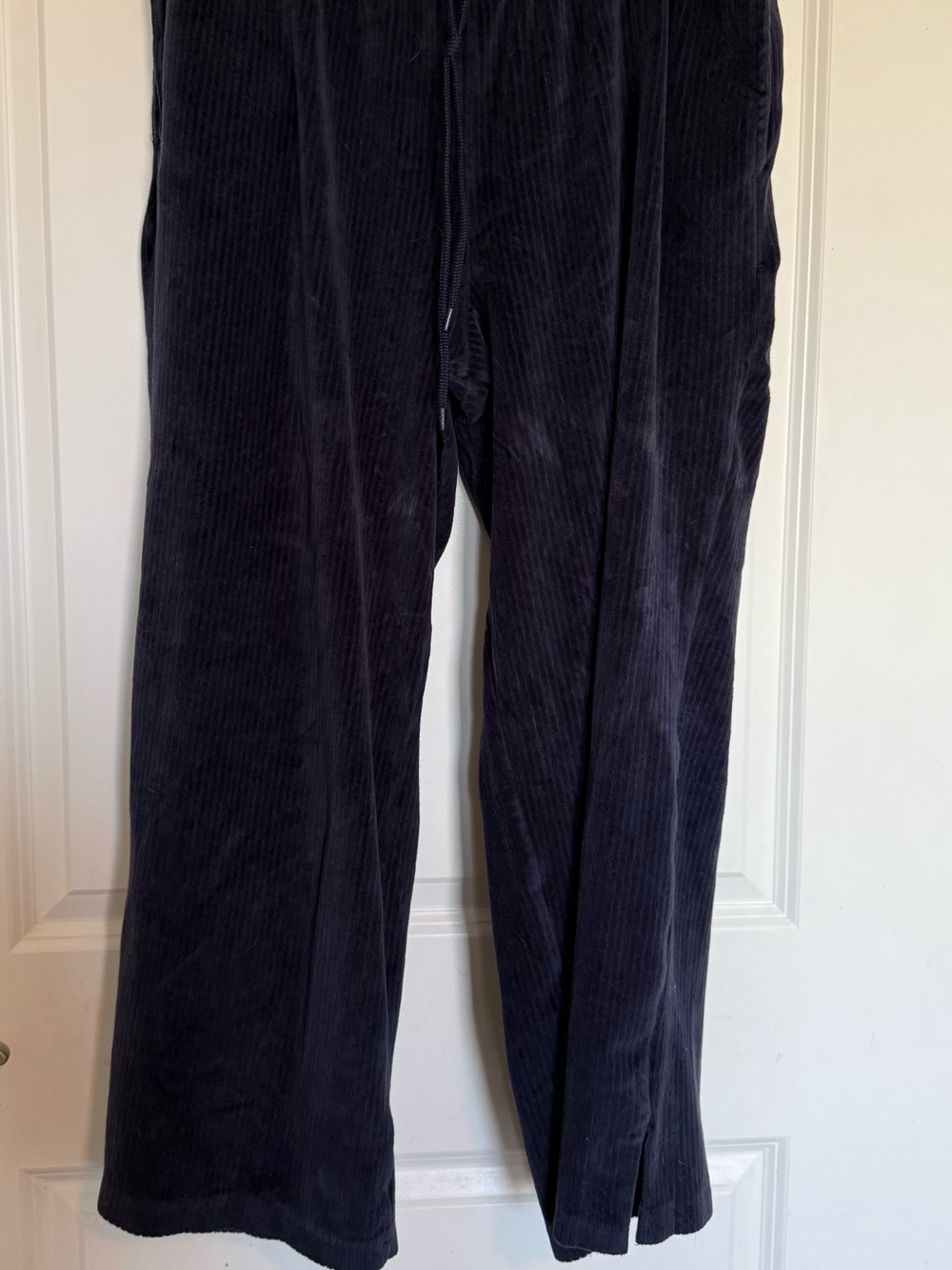 Wide-Leg Pants - Navy